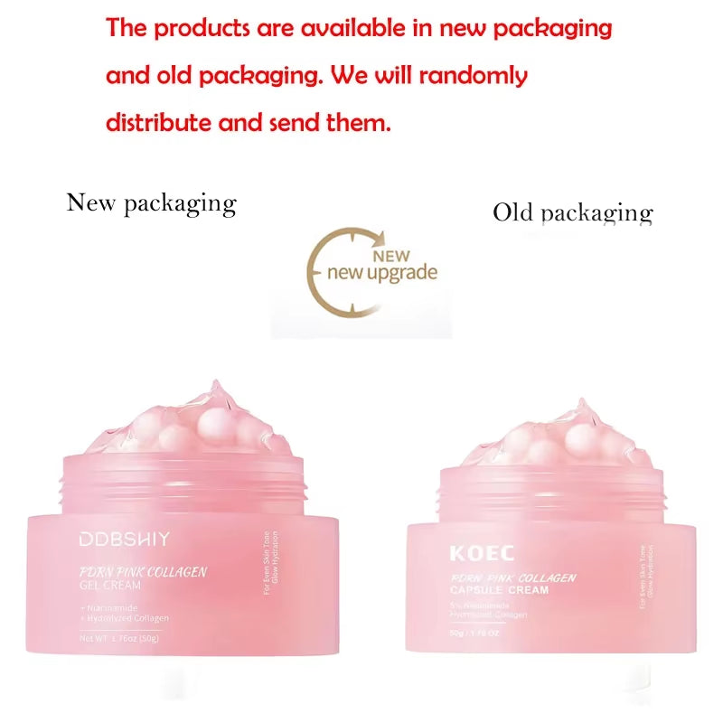 Niacinamide Hydrolyzed Collagen Deep Hydrating Jelly Cream Moisturizer Plump Moisturizing and Nourishing Skin Care Cream